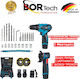 Homeone Bortech Set Angle Wheel & Drill Driver 18V with 2 Batteries 3Ah and Case