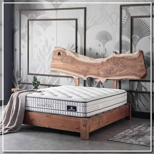 Como felt & wadding producers Aloe Vera Double Face Single Anatomic Saltea Față-verso 90x200x30cm cu Aloe Vera