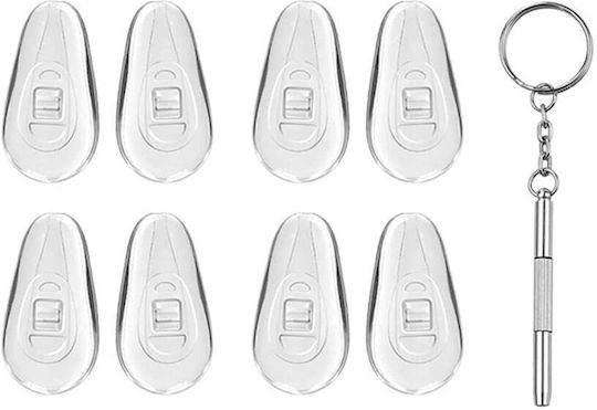 Techsuit Κιτ Επισκευής Γυαλιών σε Ασημί χρώμα 9τμχ