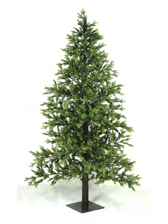 Weihnachtsbaum Laub mit Holzstamm 240cm