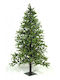 Weihnachtsbaum mit Holzstamm Tannennadel aus Kunststoff 2,10 m
