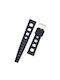 Rochet Gummi-Armband Schwarz 20mm