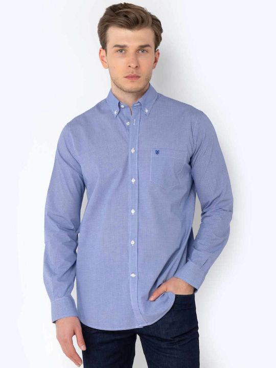 The Bostonians Long Sleeve Cotton Shirt in Regu...