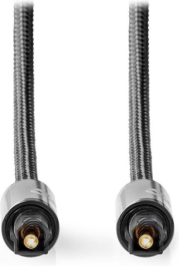 Nedis Catb25000gy10 Toslink Optisches Audiokabel 1m