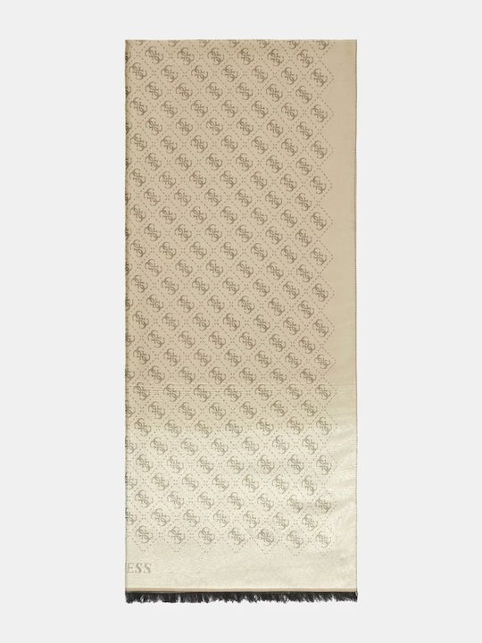 Guess Women's Wool Scarf Beige