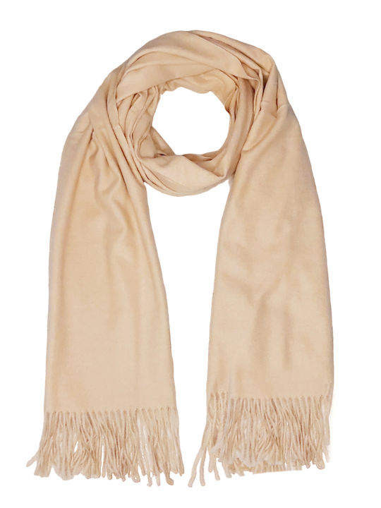 Fashion Vibes Women's Wool Scarf Beige