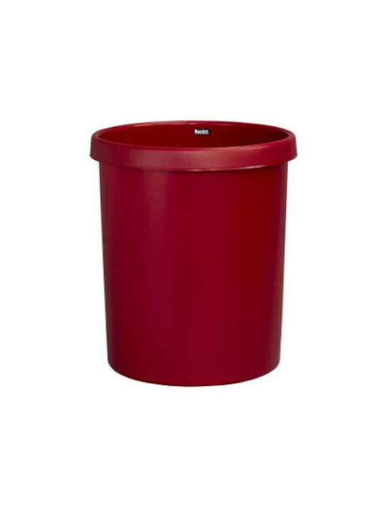 Helit Helit Office Waste Bin 30L Red