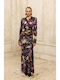 Fleur Realiste Mermaid Maxi Φούστα Floral