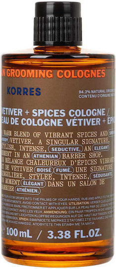 Korres Athenian Grooming Vetiver & Spices After Shave Lotion with Aloe 100ml