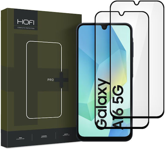 Hofi Pro+ Full Glue Tempered Glass 2pcs Black (Galaxy A16 4g / 5g / A26 5g / A17 4g / 5g)