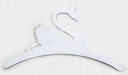 Holzhänger Schwan 32,5x14cm Weiß 1 Stück