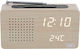 T'nB CLOCKFMWD Tabletop Radio Beige