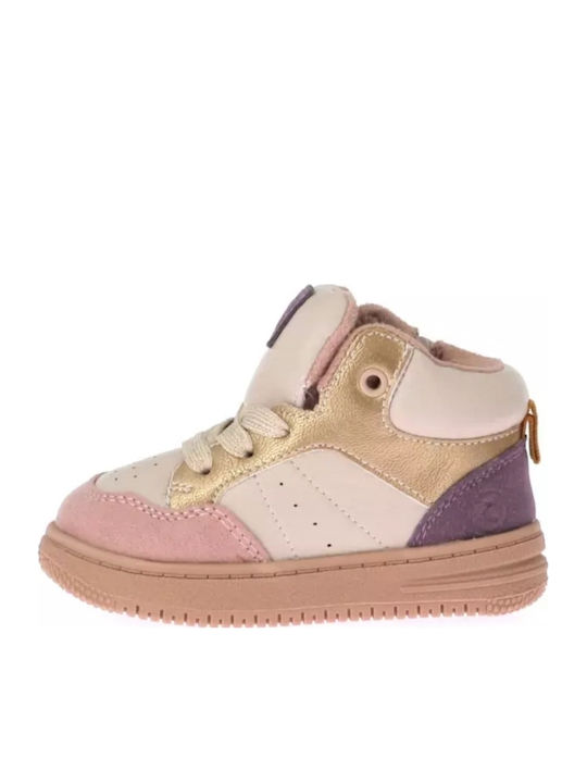 Kids Sneakers High Anatomic Beige