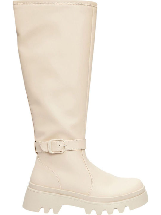 Mexx Synthetic Leather Women's Boots with Zippe...