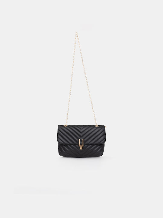 Quilted Black Shoulder Bag