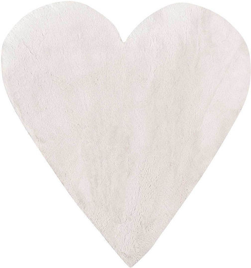 Madi Kids Synthetic Rug Hearts 120x120cm