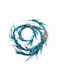 Kokoracostume Christmas Garland Light Blue 200cm 1pc
