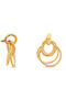 Folli Follie Hoops Cercei Placat cu aur