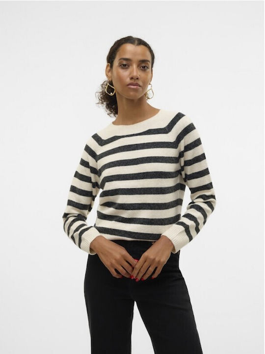 Vero Moda Women's Long Sleeve Sweater Ecru