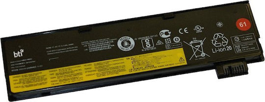 Bti 3c батерия за Thinkpad T470 T5/oem 4x50m08810 61 01av424