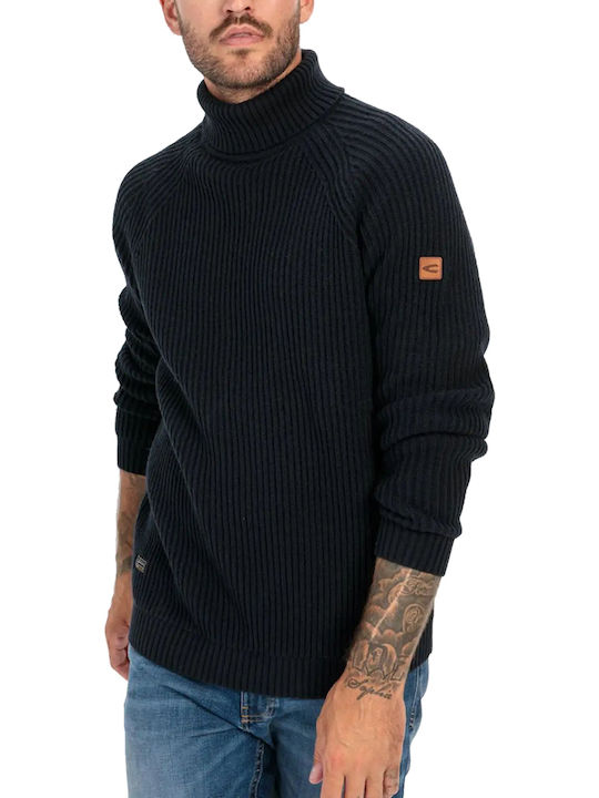Langarm-Pullover Marineblau