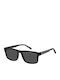 Tommy Hilfiger Men's Sunglasses With Black Horn-Rimmed Frame And Grey Lens TH2142/S 08A/IR
