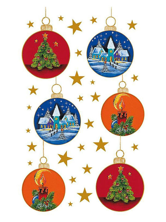 bsb Christmas for Window with Design Balls