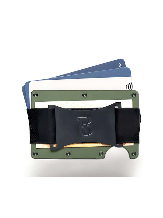 Men's Money Clip with RFID Khaki