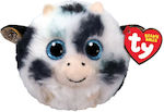 TY Plush Fluffy Cow 10 cm