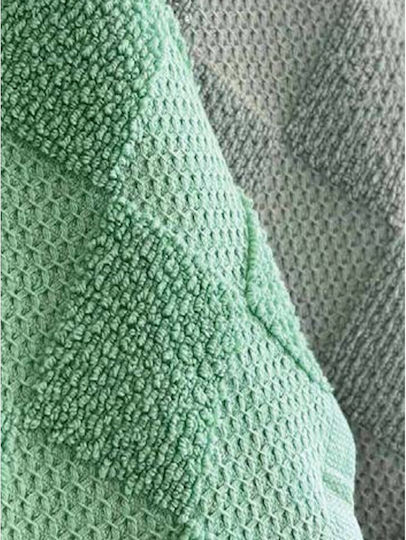 Palamaiki Suki Towel from 100% Cotton in Green Color 40x60cm 2pcs