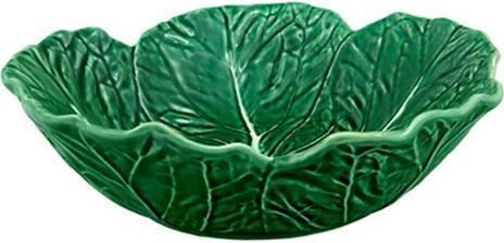 Bordallo Pinheiro Salatieră Ceramică Verde 1buc
