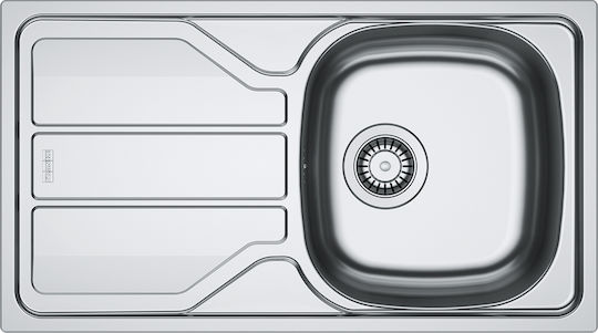 Franke Flash 1010712813 Drop-In Chiuvetă Inox Satinat L78xW43.5cm Argintiu
