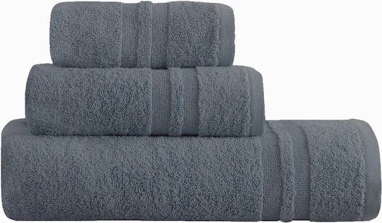 Makis Tselios Home Hand Towel Dove6 30x50cm Gray Weight 550gr/m²