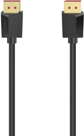 HAMA Cablu DisplayPort male - DisplayPort male 3m Negru