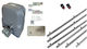 Doorado Σετ Μοτέρ Συρόμενης Γκαραζόπορτας Slg600-kit260 2 Τηλεχειριστήριο 6 Μέτρα Κρεμαγιέρα