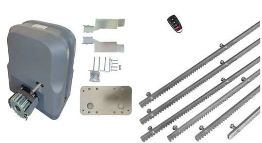 Doorado Σετ Μοτέρ Συρόμενης Γκαραζόπορτας Slg600-kit160 1 Τηλεχειριστήριο 6 Μέτρα Κρεμαγιέρα