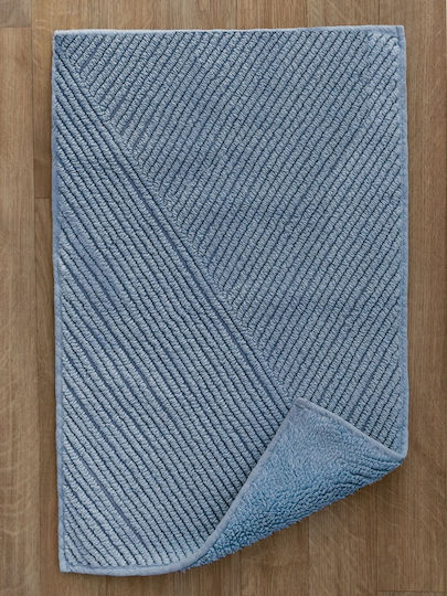 Palamaiki Bath Mat Cotton Lewis Denim 50x80cm