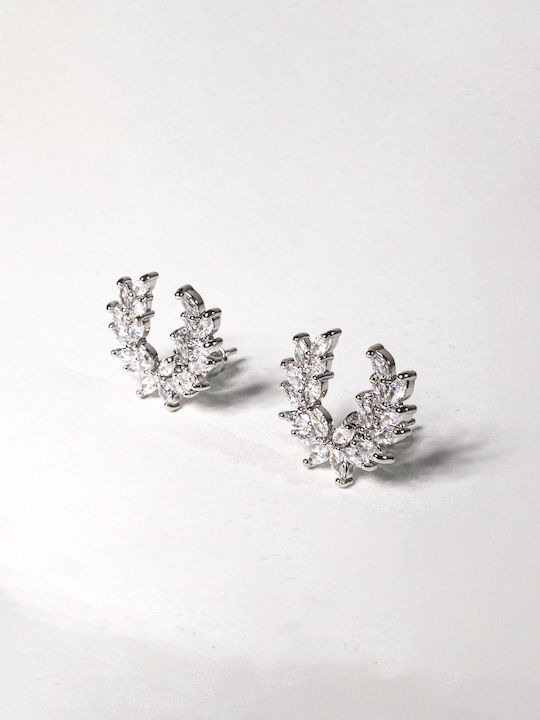 Chrysothemiss Crown of Daphne Σκουλαρίκια με Πέτρες