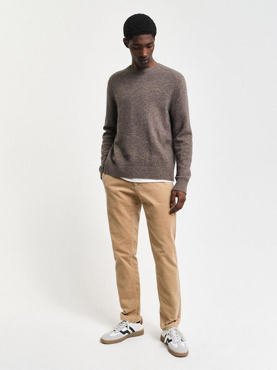 Gant Trousers Chino in Slim Fit Khaki
