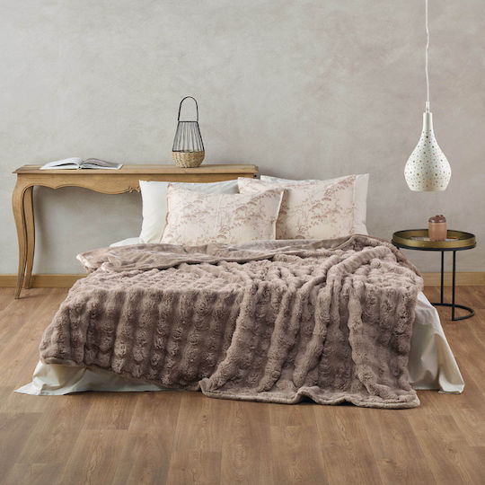 Kentia Cabaret Одеяло Космено Двойно 220x230см Бежово