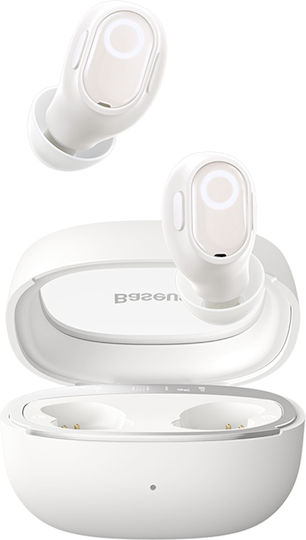Baseus Bowie WM02+ In-ear Bluetooth Handsfree Earphones with Charging Case White