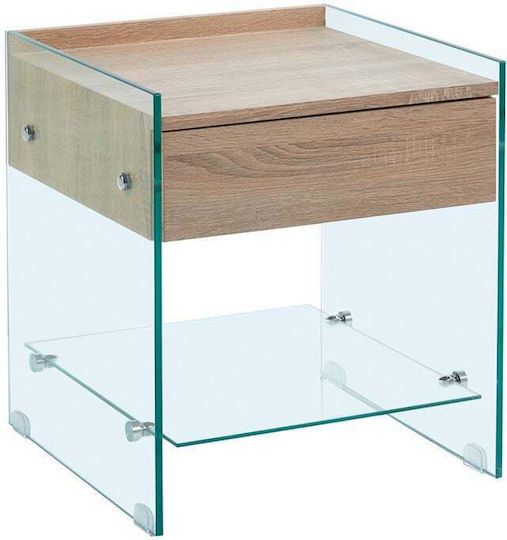Glasser Wood Brown 45x45x50cm ΕΜ840,1