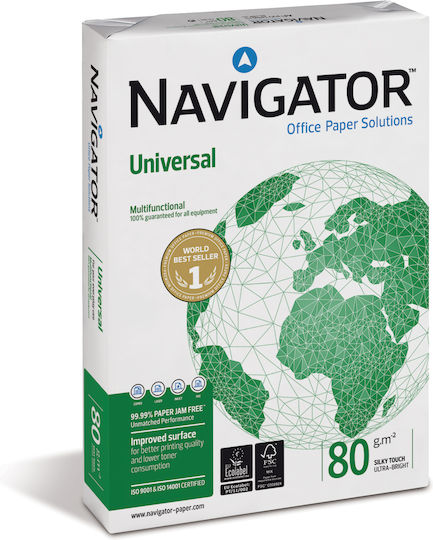 Navigator Χαρτί Εκτύπωσης A5 80gr/m² 500 φύλλα A5NAVI