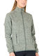 Women's Cardigan with Zipper Balsam Green