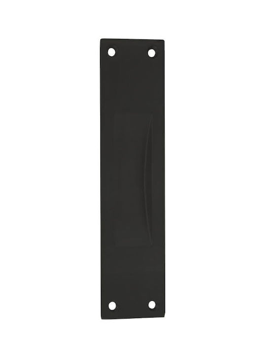 Perfect Handles Χούφτα Πόρτας με Οπή Μαύρη 159mm 232-mat-black