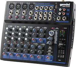 Gemini Analog Console 12 Channels with Phantom Power & 16 XLR Inputs & Bluetooth