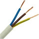 Καλωδιο Ευκαμπτο Nymhy H05vv-f Pvc 3x1 5mm2 Λευκο