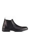 Leather Black Men's Boots