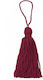 Burgundy Polyester Tassel 85~90mm 5pcs