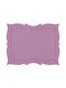 La Gallina Matta Fabric Placemat Purple 48x37cm
